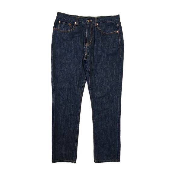 LRG Lifted Research Group Mens Jeans Size 36 X 32 True Tapered Blue - Picture 1 of 8